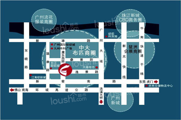 珠江国际公馆位置图