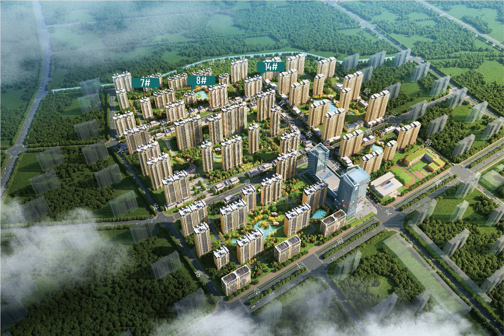 京南金威·生态城位置图