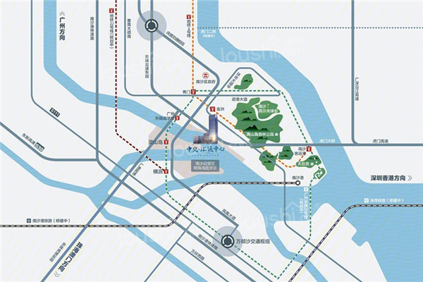 中交汇通中心位置图
