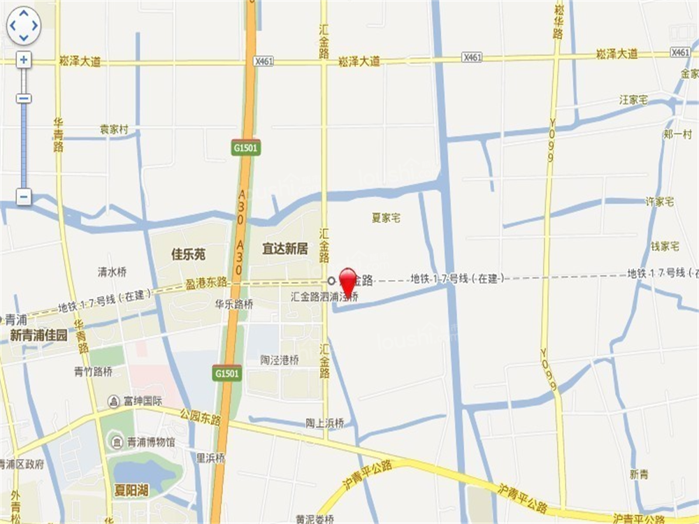 青浦宝龙城市广场位置图