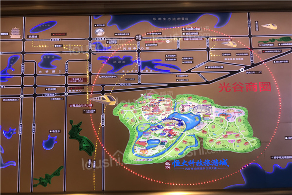 武汉恒大科技旅游城位置图