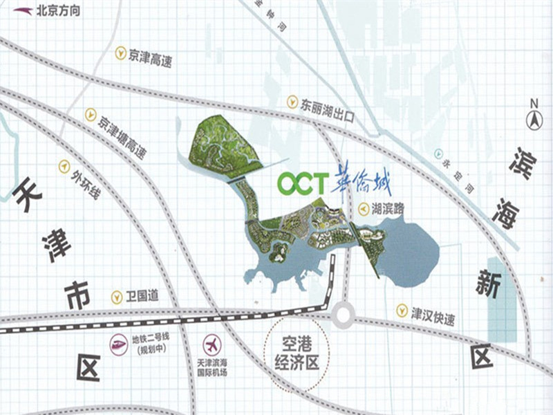 天津华侨城位置图