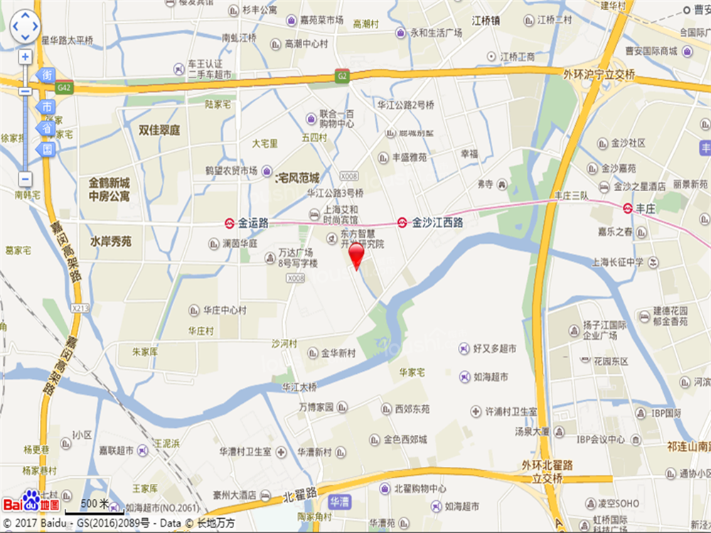 上海西郊商务区-C2国际区位置图