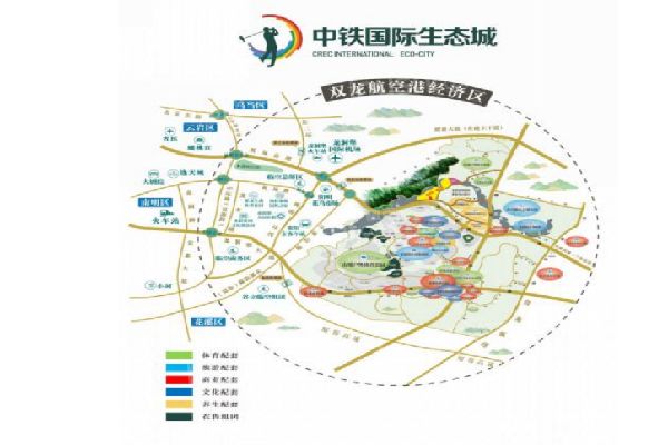 中铁国际生态城·白晶谷位置图