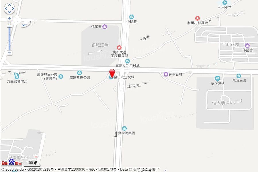 聚仁滨江悦城位置图