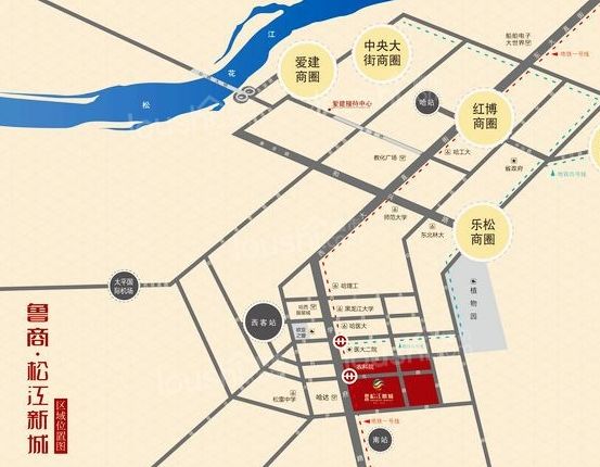 鲁商松江新城位置图
