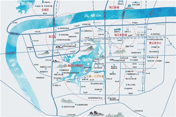 佳源湘湖印象位置图