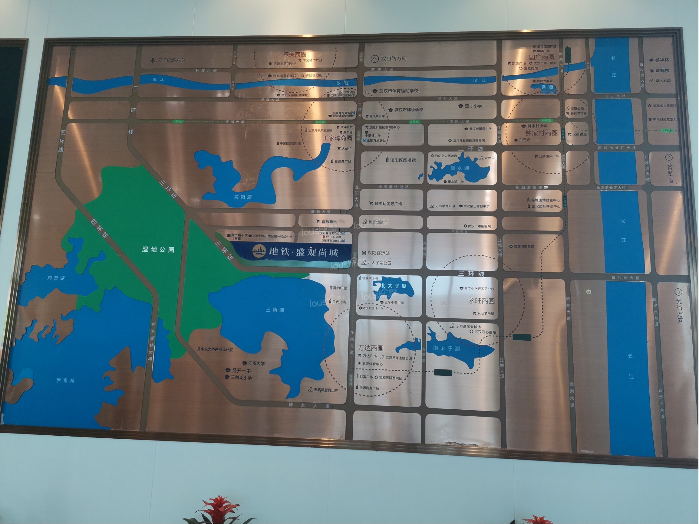 地铁盛观尚城位置图