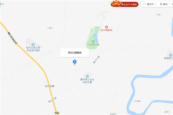 桥达天蓬樾府位置图