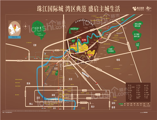 珠江壹城位置图