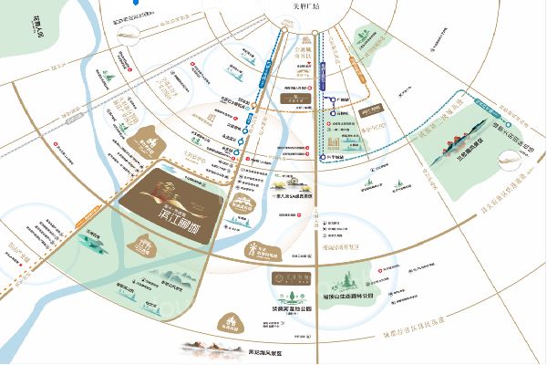 滨江郦城位置图