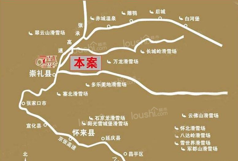 香雪Village位置图