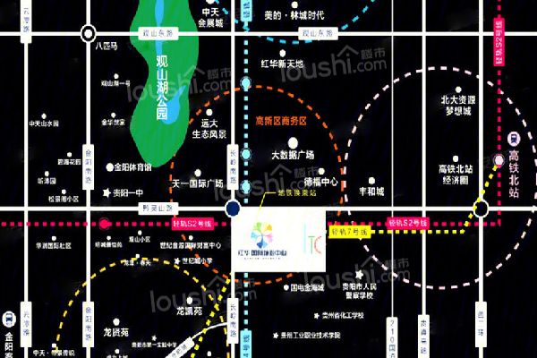 江华·国际旅游中心位置图