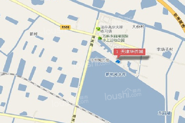 天津华侨城天鹅堡位置图