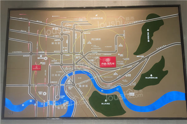华融现代城位置图