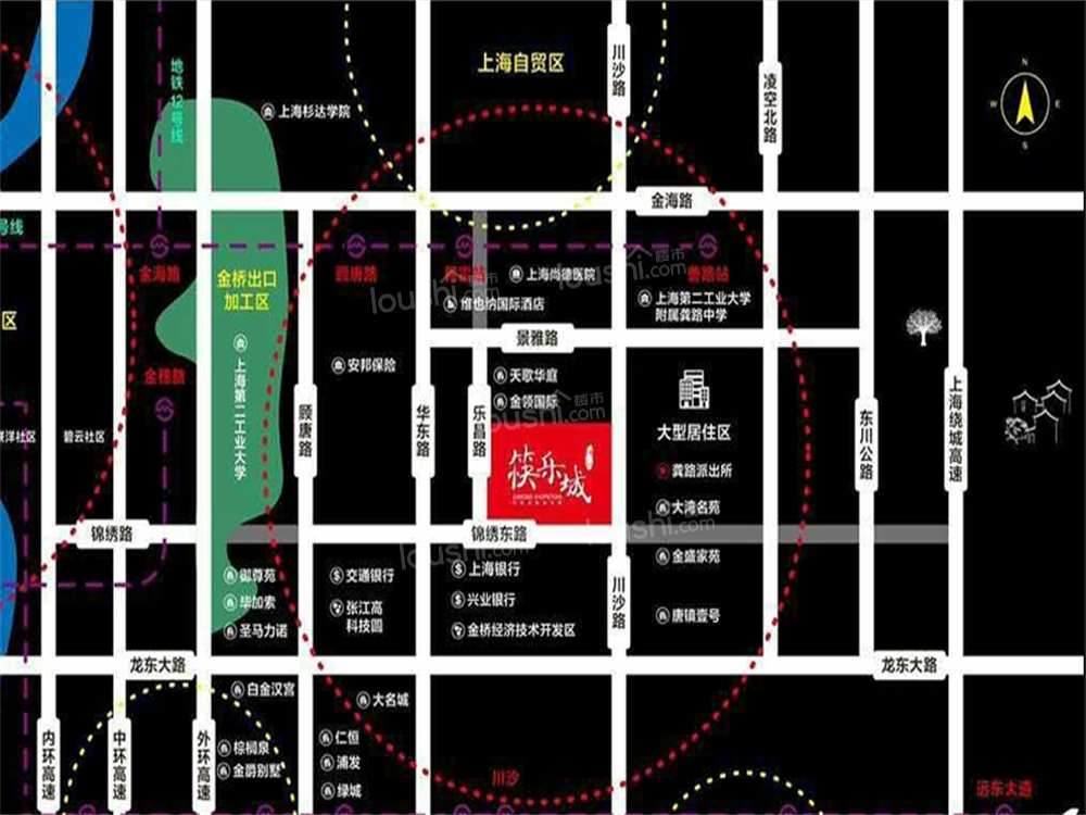 唐镇筷乐城位置图