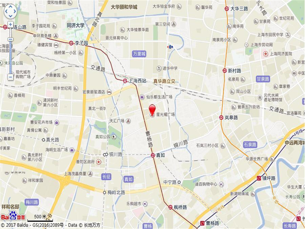 上海星光耀广场位置图