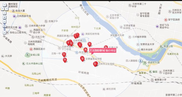 天庆国际新城位置图