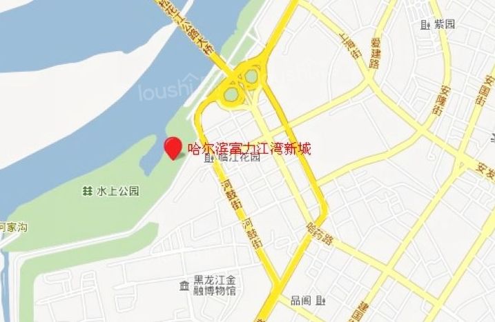 富力江湾新城位置图