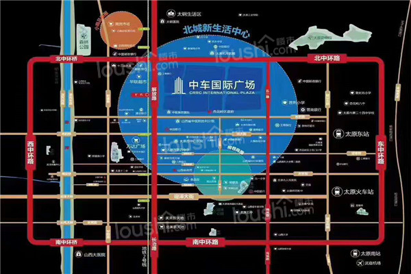 中车·国际广场位置图
