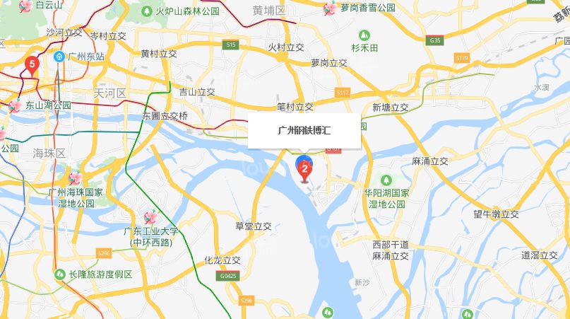 广州钢铁博汇位置图