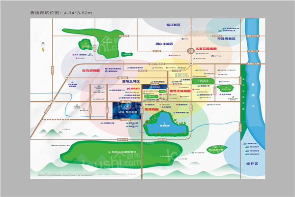 蓝润·春风屿湖位置图