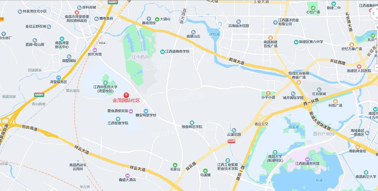 金茂南昌国际社区位置图