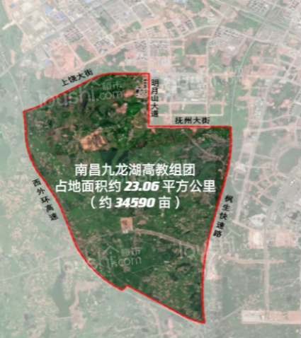 南昌未来科学城北区范围定了，总面积约39435亩