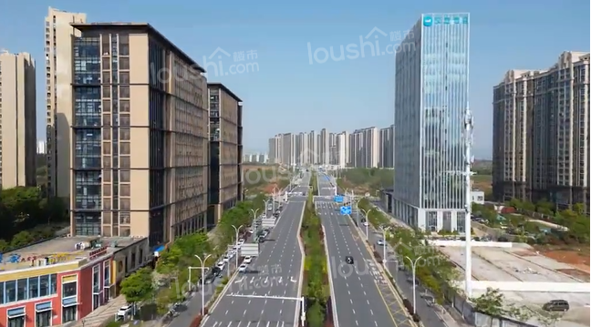 南昌九龙湖上饶大街正成为江西的会展中心、科创中心