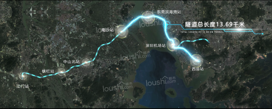 深江铁路（横栏段）最新进展！阳台山隧道和深莞隧道动工！