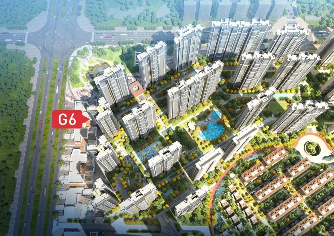 万达东江城江山樾6栋热势加推，更多人的居住理想，不浪费1㎡空间的金牌户型！