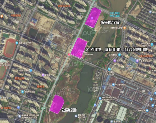 南昌西湖区6宗出让地规划出炉，朝阳新城即将迎来首批土地出让！
