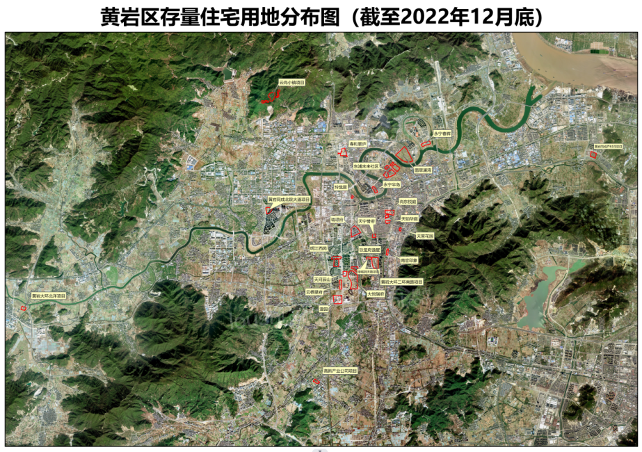 共计77个项目！台州市区存量住宅用地信息公布，内附分布图！