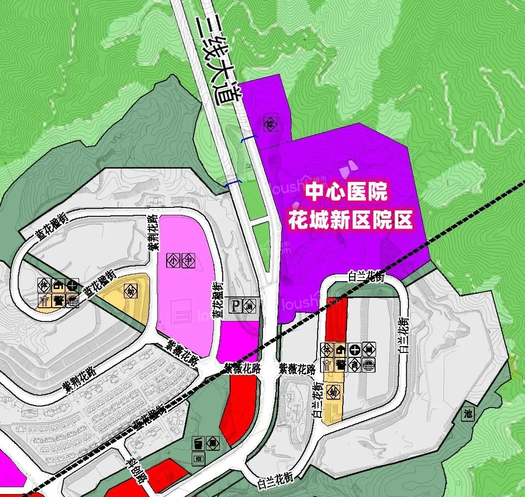 花城新区规划详细图图片