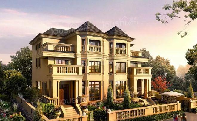 关键词:两个单元别墅拼接,面积大,隐私性好.