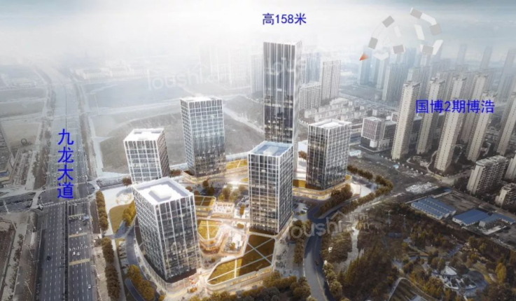 南昌九龙湖国博综合体项目，计划在2023年12月竣工