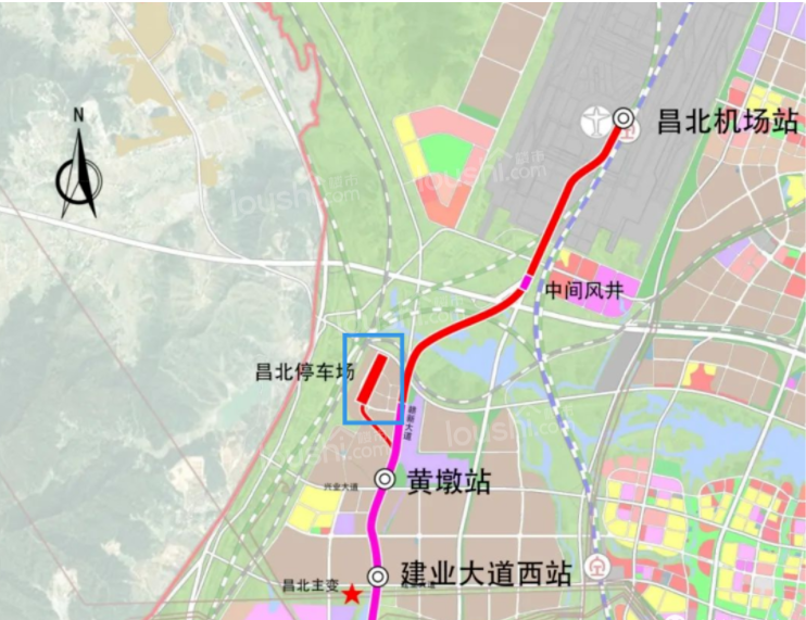 南昌地铁1号线北延最新进展，将于2025年完工