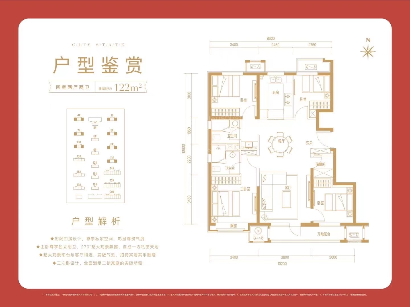 固安金地时代艺境配套怎么样，有什么户型？