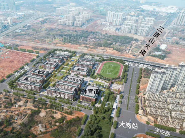 南昌红谷滩九龙湖片区南昌中学小学初中和高中，2025年开学