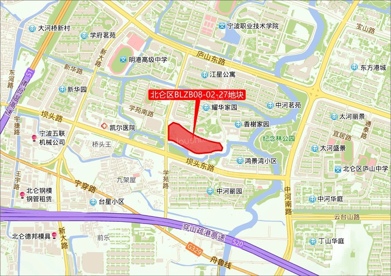 北仑区BLZB08-02-27地块成功出让 北仑首个低密宅地！