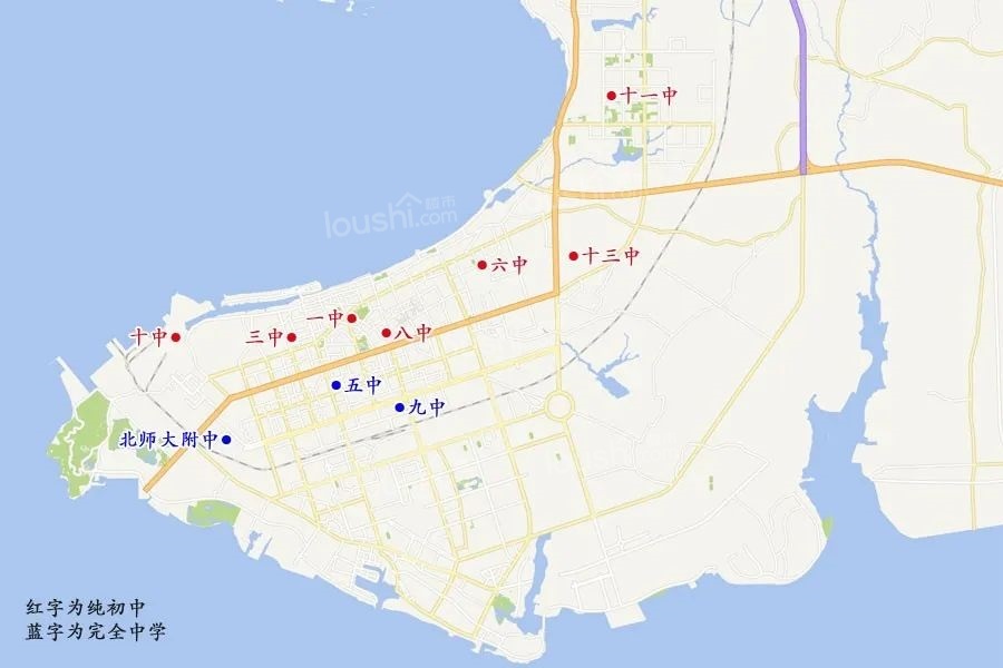 北海市海城区内中学招生范围确定！