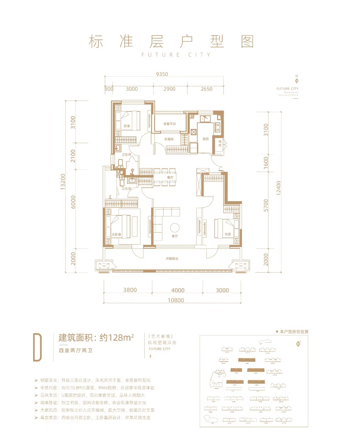 涿州中冶未来城户型图图片