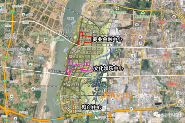 南昌象湖滨江新城规划发展