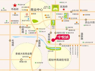 中悦城商铺位置图